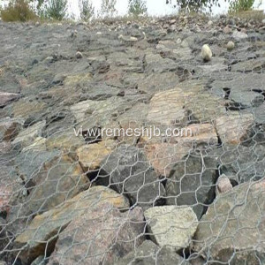 Giỏ Gabion mạ kẽm 2,7 mm cho dự án River Bank